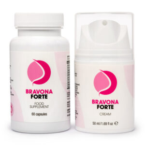 Bravona Forte 60 Capsule + Crema per Aumentare Seno