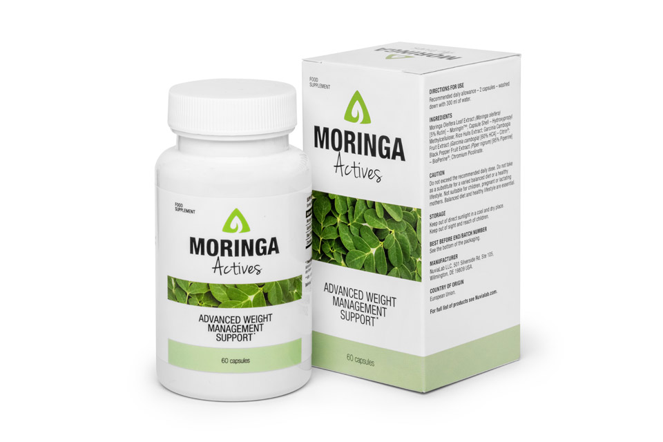 Moringa Actives 60 Capsule; Prodotto per Migliorare il Metabolismo e Ridurre Fame