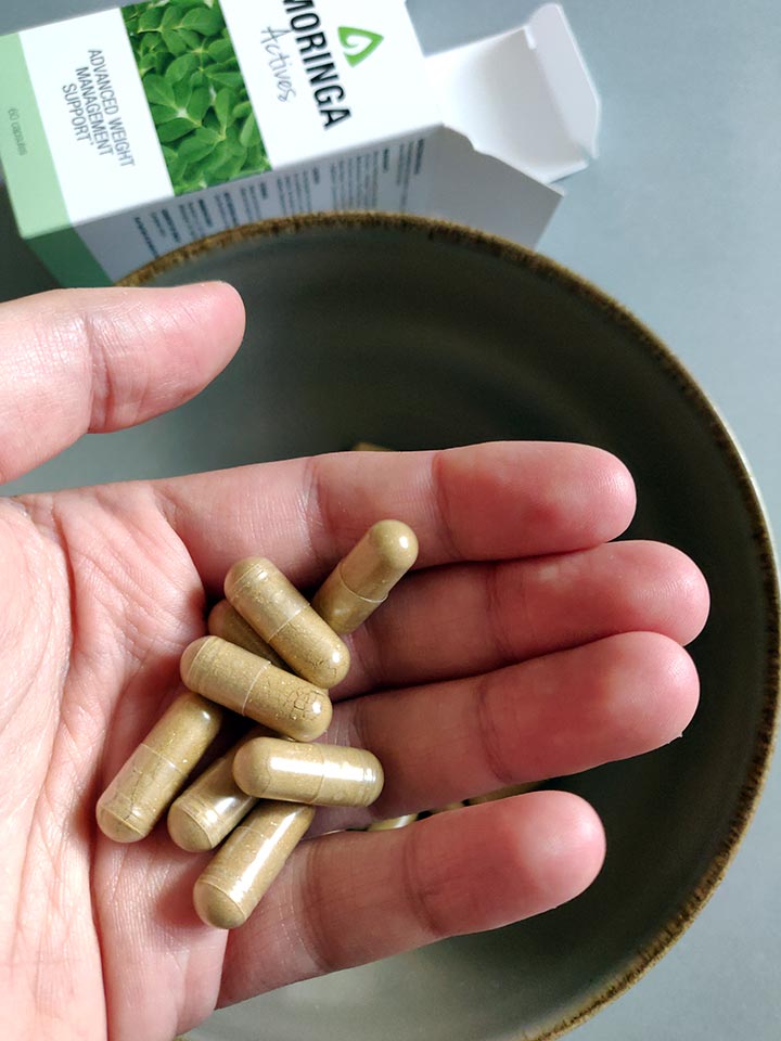 Moringa Actives 60 Capsule; Prodotto per Migliorare il Metabolismo e Ridurre Fame - immagine 3
