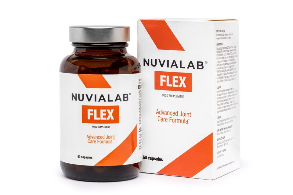 NuviaLab Flex - 60 Capsule per sostenere Articolazioni e Ossa