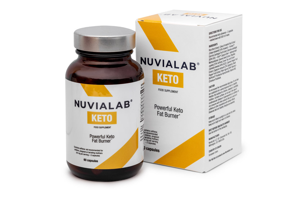 NuviaLab Keto - 60 Capsule; Integratore per favorire la Dieta Chetogenica