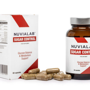 NuviaLab Sugar Control - 60 Capsule, Integratore per controllare zucchero nel Sangue